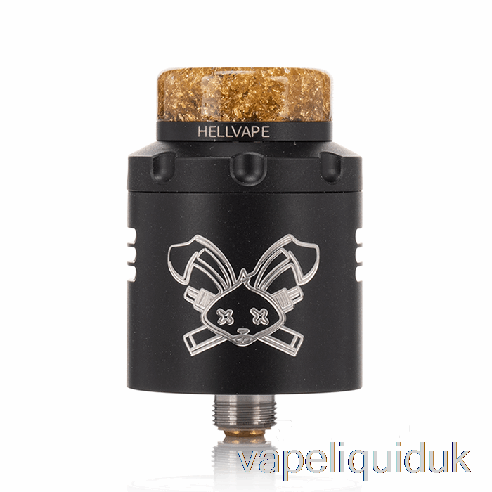 Hellvape DEAD RABBIT V3 24mm RDA Matte Black (White Logo) Vape Liquid